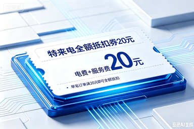 【自动充值】特来电全额抵扣券20元(电费+服务费)
