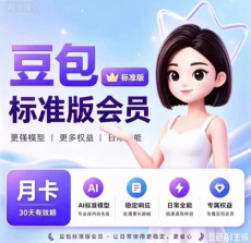 豆包标准版会员-月卡兑换-一号一次